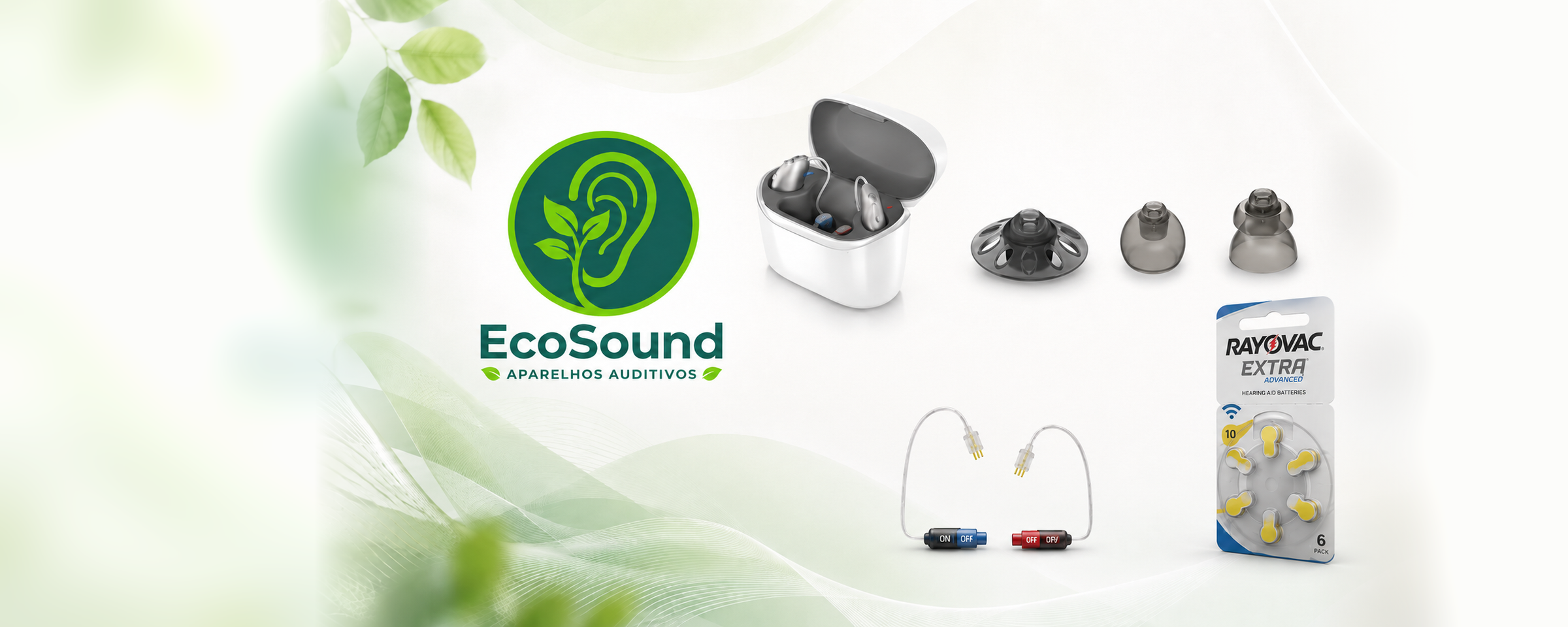 Acessórios para aparelhos auditivos EcoSound